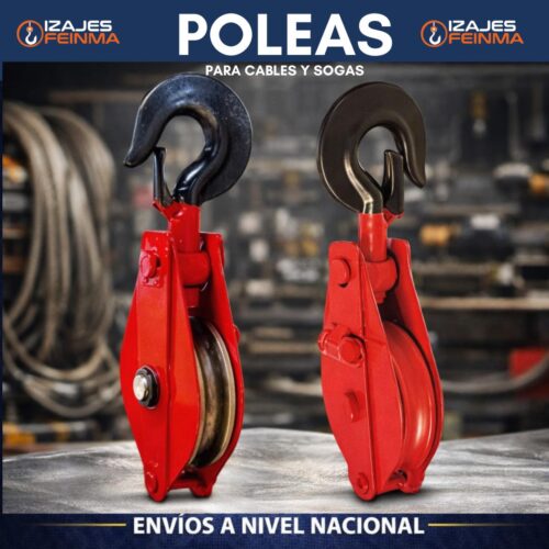 POLEAS PARA CABLES Y SOGAS