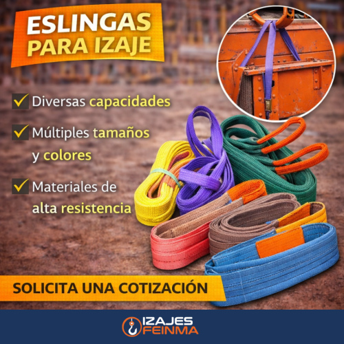 Eslingas para izaje