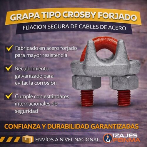 GANCHO FIJO TRABACADENA ROJO