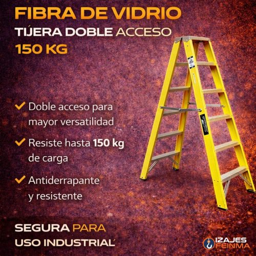 FIBRA DE VIDRIO - TIJERA DOBLE ACCESO (150KG)