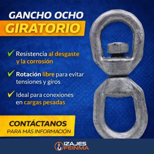 GANCHO OCHO GIRATORIO